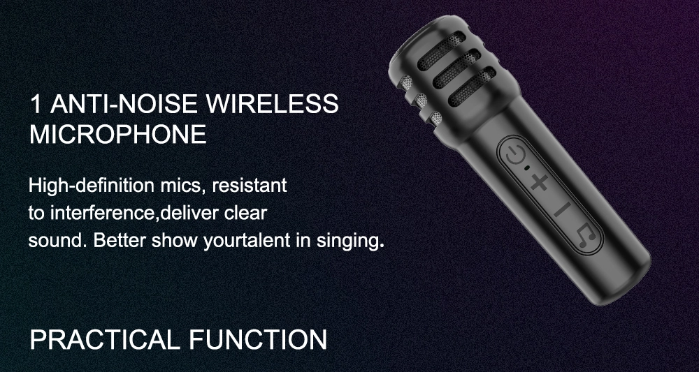 Wireless speaker with mic